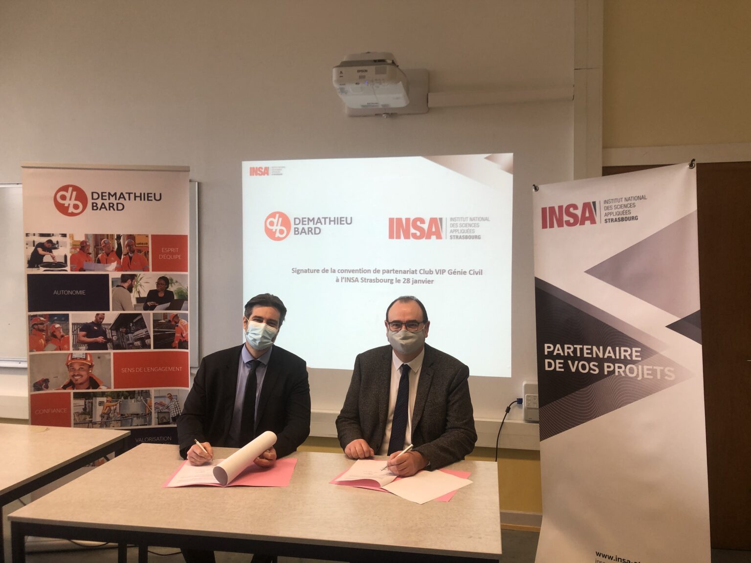 Demathieu Bard signe une convention de partenariat club V.I.P génie ...