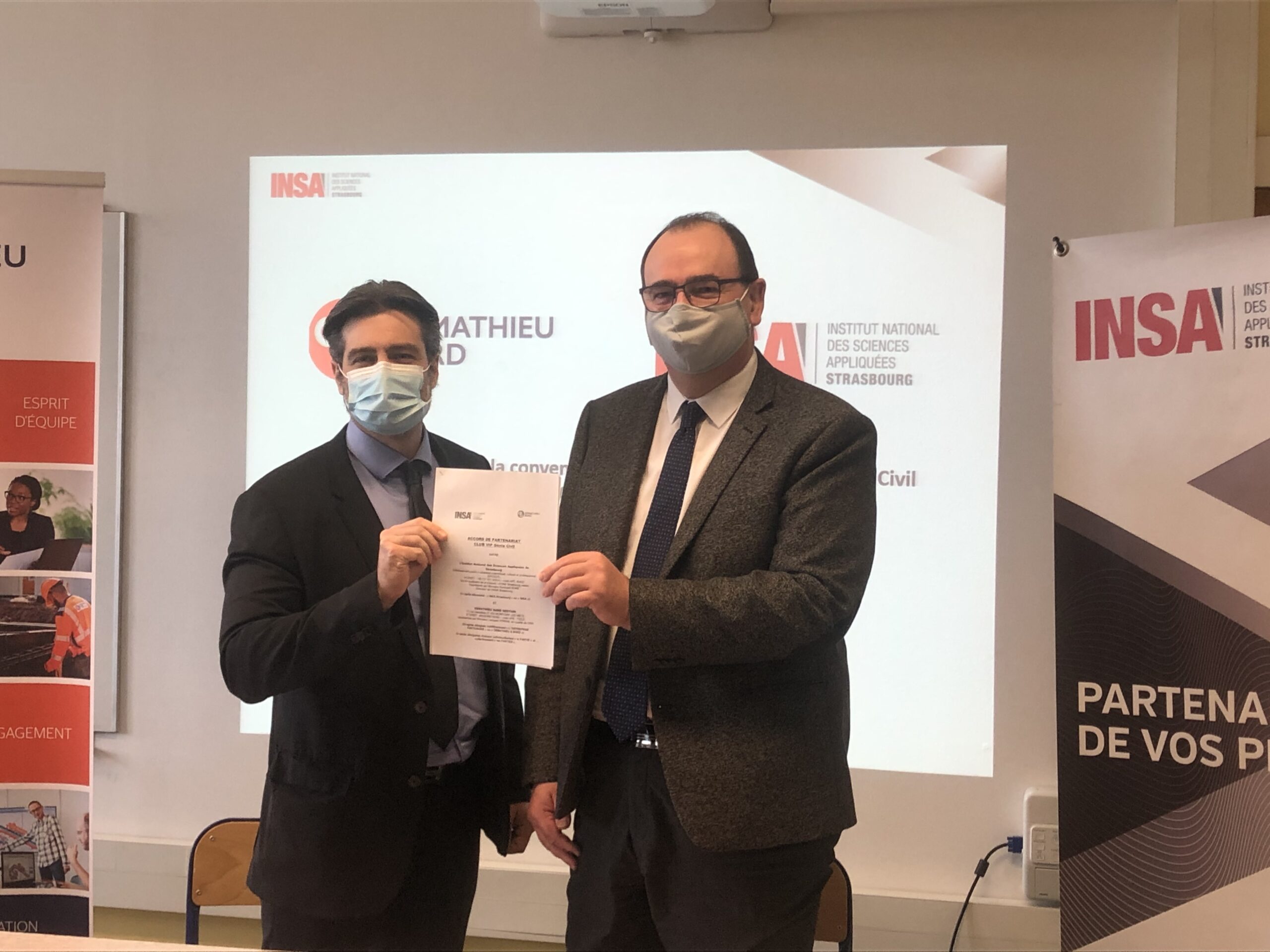 Demathieu Bard signe une convention de partenariat club V.I.P génie ...